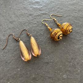 Orecchini in vetro artistico di Venezia