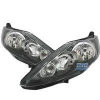 FARI PER FORD FIESTA 08-12 COLORE NERO OPACO