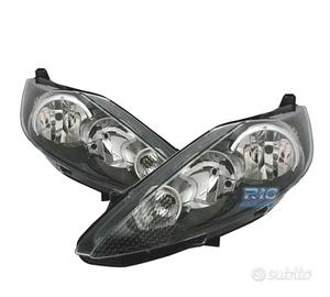 FARI PER FORD FIESTA 08-12 COLORE NERO OPACO