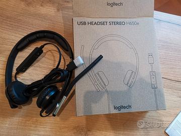 cuffie con microfono Logitech H650E NUOVE