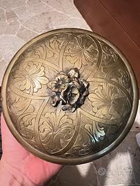 Scatola vintage Argentato - Cisellata a Mano