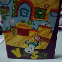 RARO Mini Raccoglitore SNOOPY "Video Game" Vintage