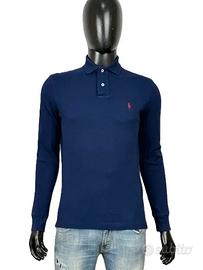 Polo Ralph Lauren  Manica Lunga Uomo Blu Taglia S