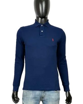 Polo Ralph Lauren  Manica Lunga Uomo Blu Taglia S