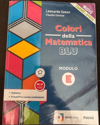 Libro "Colori della Matematica BLU, modulo E"