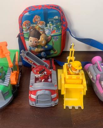 Paw patrol 4 set e borsa
