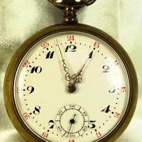 Orologio da taschino in ottone " ramato "