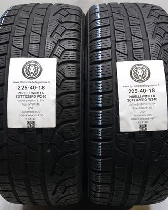2 GOMME 225 40 18 PIRELLI A61514