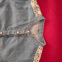 Camicetta in jeans età 8/10