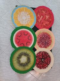 Tovagliette con fotografia frutta e verdura 