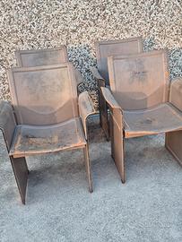 sedie in cuoio Matteo Grassi 