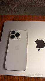 iPhone 15 Pro Titanio naturale | Apple Care Plus