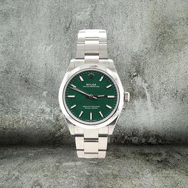 Rolex Oyster Perpetual 31 GREEN 277200 NOS
