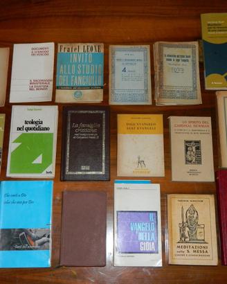 Lotto libri religiosi