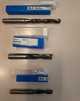Lotto Punte Metallo Duro OSG Premium nuove