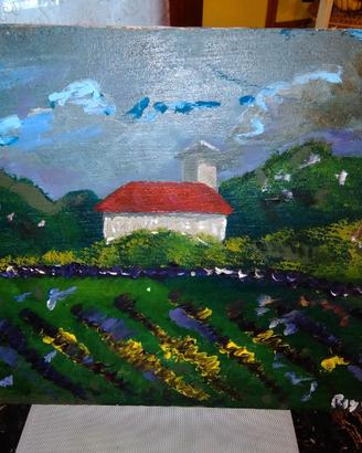 COPPIA DI QUADRI PAESAGGI 50 X 70