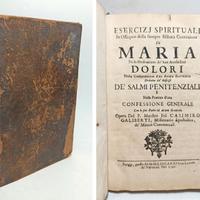 ESERCIZJ SPIRITUALI In Ossequio della... 1740