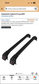 Barre portatutto Jeep Compass