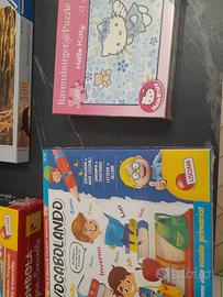 giochi in scatola e puzzle
