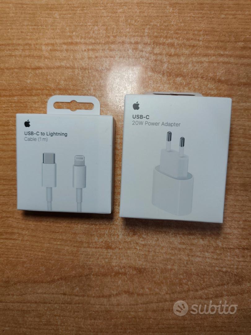 Kit Apple Caricatore 20W + Cavo Lightning Nuovo