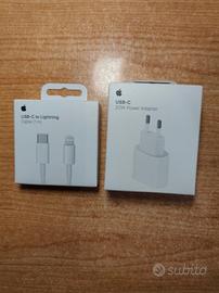 Kit Apple Caricatore 20W + Cavo Lightning Nuovo