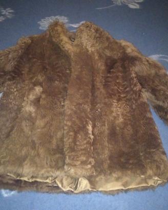 Calda pelliccia giacca donna tg 46 agnello -