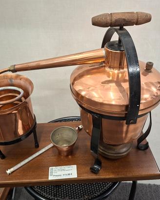 Distillatore Per grappa in rame