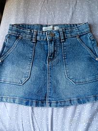 gonna bimba jeans taglia 5/6 anni 