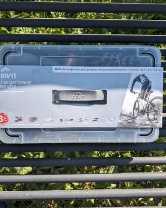 #Kit Pulizia Bici CRIVIT 10 pezzi+ Box Trasporto