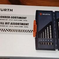 Confezione da 10 punte elicoidali HSCo Wurth