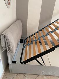 Letto contenitore una piazza e mezza