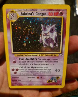 carta Pokemon Sabrinas Gengar holo gh14