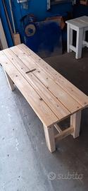 panca in legno massello