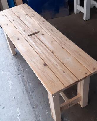 panca in legno massello