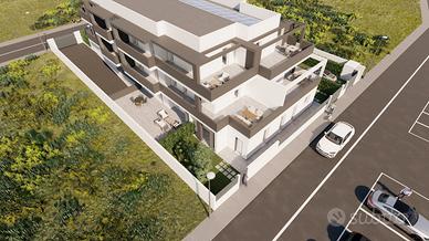 Decimomannu. Appartamanento p. primo con terrazza