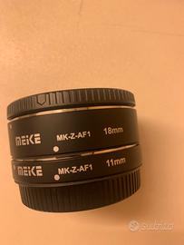 Tubi prolunga Nikon Z