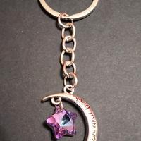 Portachiavi luna stella 