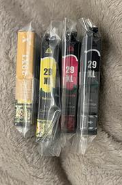 4 cartucce 29XL compatibili EPSON sigillate