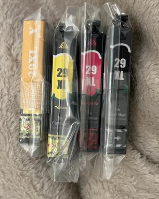 4 cartucce 29XL compatibili EPSON sigillate