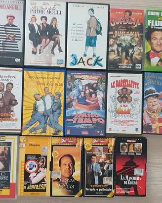 Lotto di videocassette VHS di film commedie