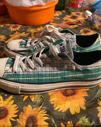 Converse All Star Basse - Tartan Plaid