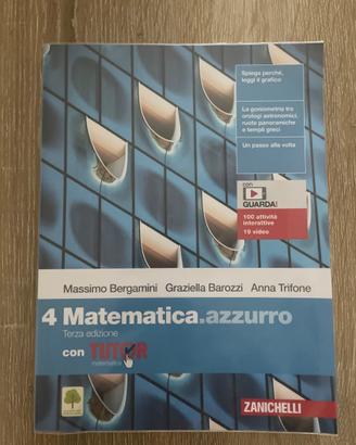 Libro liceo Artistico Galvani Cordenons Matematica