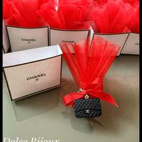 Bomboniere borsette .chanel. Portachiavi 18 anni
