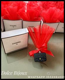 Bomboniere borsette .chanel. Portachiavi 18 anni