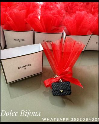 Bomboniere borsette .chanel. Portachiavi 18 anni