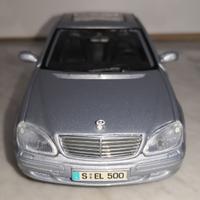MERCEDES-BENZ S-CLASS 1998 GREY MET, 1/26 MAISTO