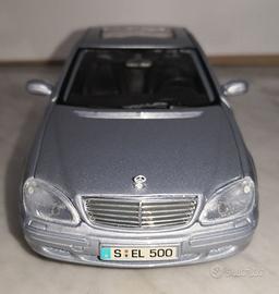 MERCEDES-BENZ S-CLASS 1998 GREY MET, 1/26 MAISTO