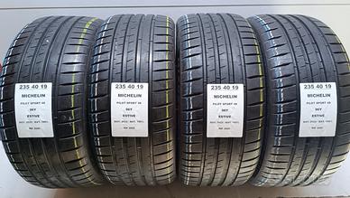 4 GOMME 235 40 19 MICHELIN NUOVE RIF3500