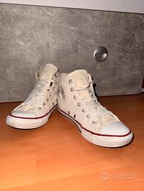 All Star Bianche Alte  TG.35