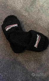 Sandali slide furry Balenciaga